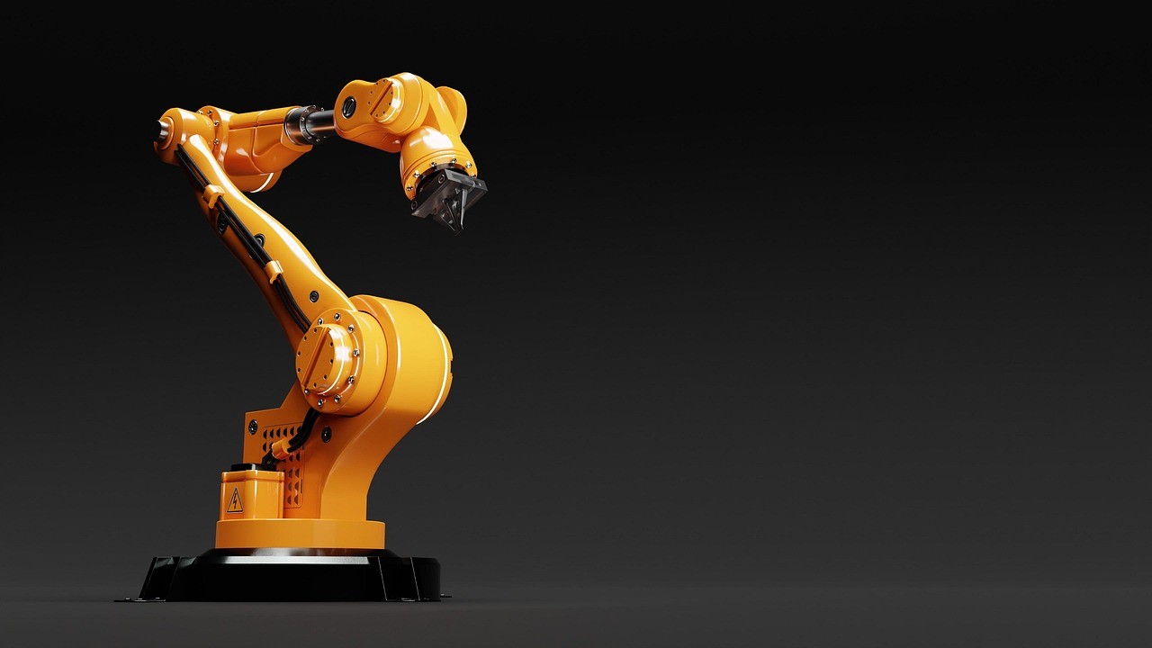 Ilustrasi robot pick & place